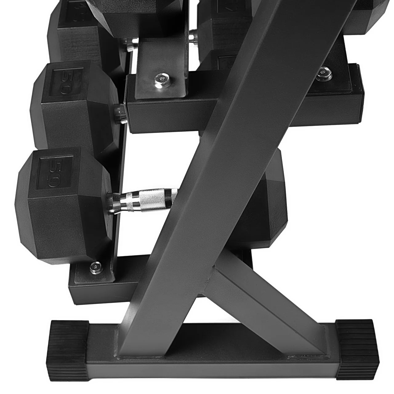 Commercial 3-Tier Dumbbell Rack