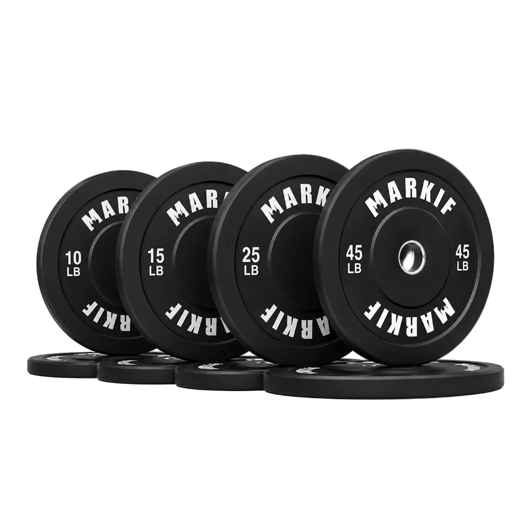 190 lb Olympic Bumper Plate Set