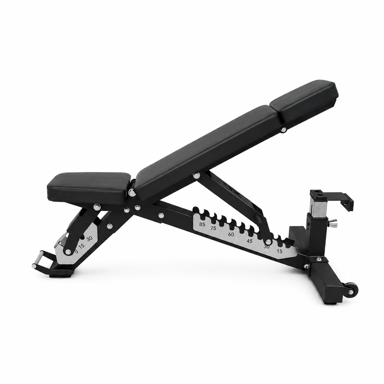 Heavy-Duty Adjustable Bench with Adjustable Headrest