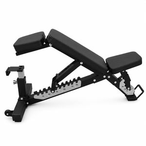 Heavy-Duty Bench with Headrest