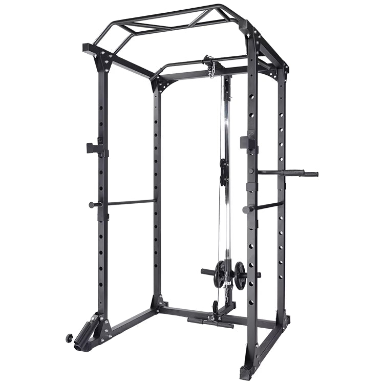 Power Rack with Lat Pulldown attachement
