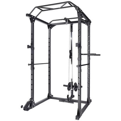 Power Rack with Lat Pulldown attachement