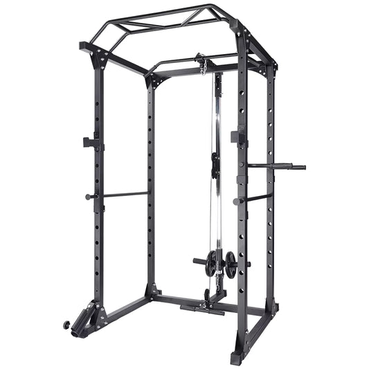 Power Rack with Lat Pulldown attachement