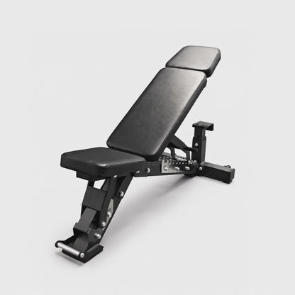 Heavy-Duty Adjustable Bench with Headrest